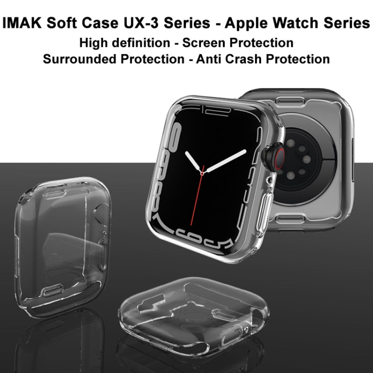 imak UX-3 Series TPU Protective Case, For Apple Watch Series 8 / 7 41mm, For Apple Watch Series 8 / 7 45mm