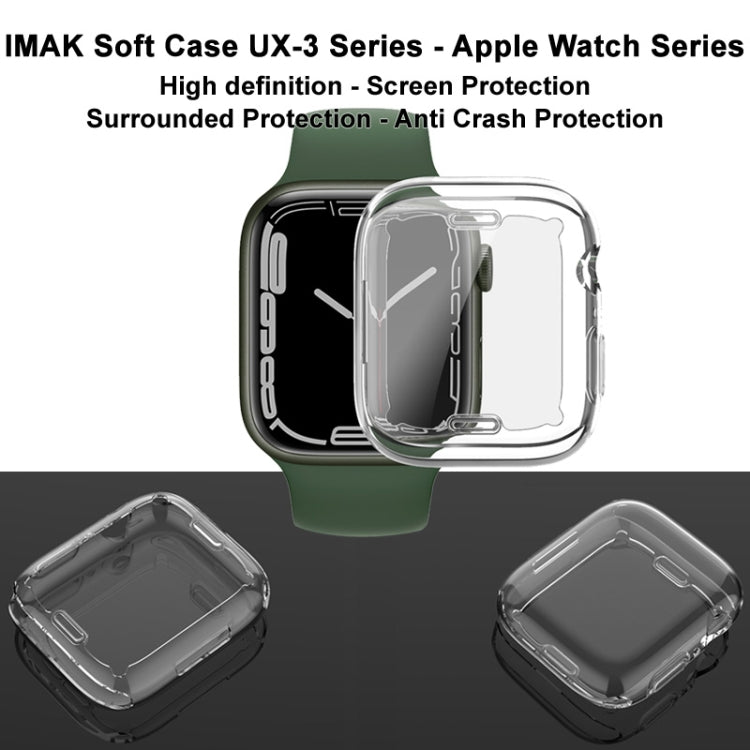 imak UX-3 Series TPU Protective Case, For Apple Watch Series 8 / 7 41mm, For Apple Watch Series 8 / 7 45mm