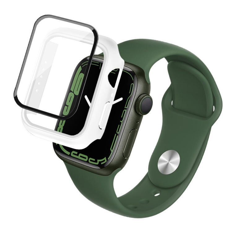 imak PC Case with Tempered Glass Film, For Apple Watch Series 8 / 7 41mm, For Apple Watch Series 8 / 7 45mm