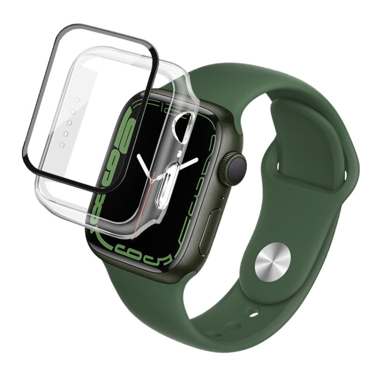 imak PC Case with Tempered Glass Film, For Apple Watch Series 8 / 7 41mm, For Apple Watch Series 8 / 7 45mm