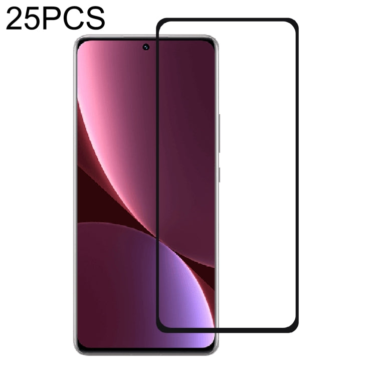 25 PCS 9H HD 3D Curved Edge Tempered Glass Film