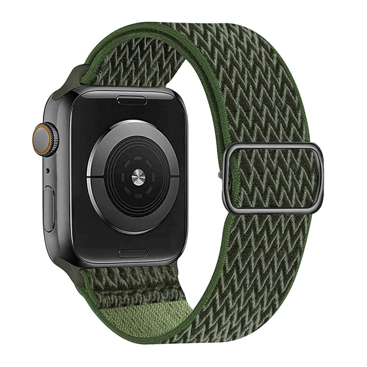 W Texture Nylon Strap For Apple Watch Series, 7 41mm / 6&SE&5&4 40mm / 3&2&1 38mm, 7 45mm / 6&SE&5&4 44mm / 3&2&1 42mm