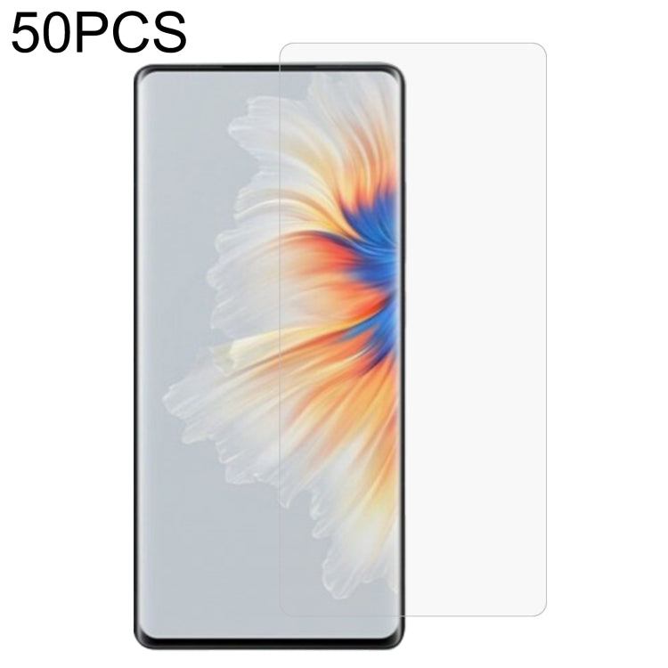 50 PCS 0.26mm 9H 2.5D Tempered Glass Film