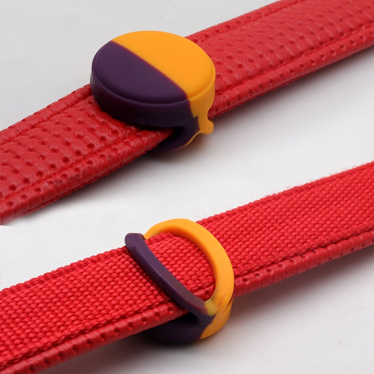 Pet Collar Anti-scratch Shockproof Silicone Case For AirTag 2nd Gen / AirTag 1st Gen, 34x34x17.3mm, 34x34x16.7mm