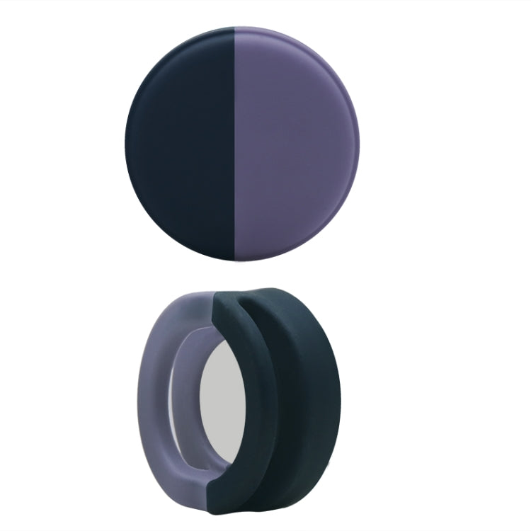 Pet Collar Anti-scratch Shockproof Silicone Case For AirTag 2nd Gen / AirTag 1st Gen, 34x34x17.3mm, 34x34x16.7mm