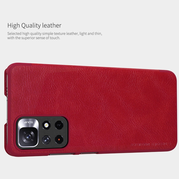 NILLKIN QIN Series Crazy Horse Texture Leather Phone Case