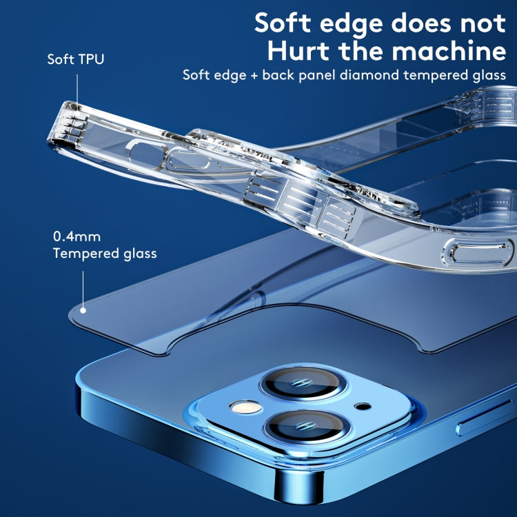 Coque antichoc en TPU et verre trempé pour iPhone 13, iPhone 13 Pro, iPhone 13 Pro Max, iPhone 12 Mini, iPhone 12, iPhone 12 Pro, iPhone 12 Pro Max