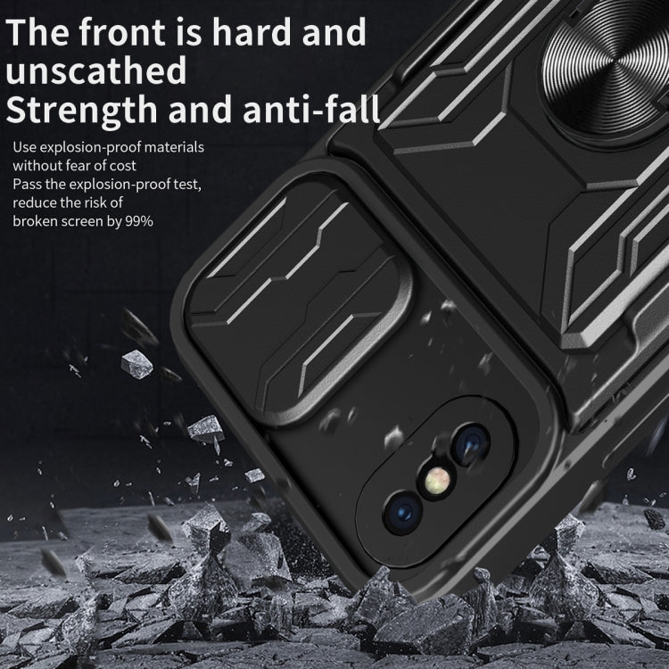 Sliding Camshield Card Phone Case, For iPhone X / XS, For iPhone XR, For iPhone XS Max