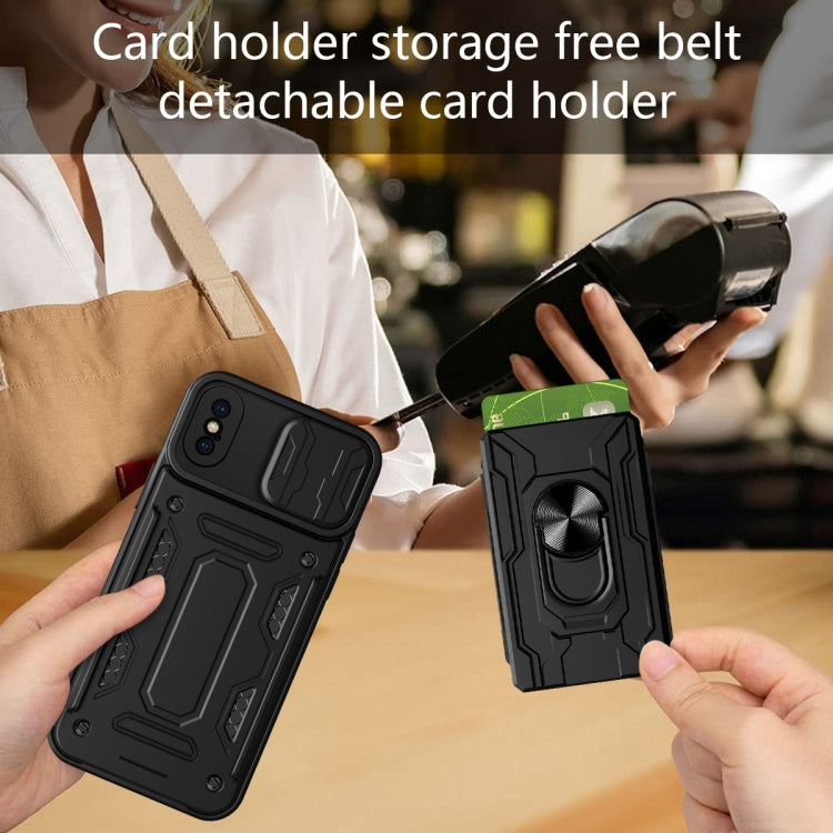 Sliding Camshield Card Phone Case, For iPhone X / XS, For iPhone XR, For iPhone XS Max