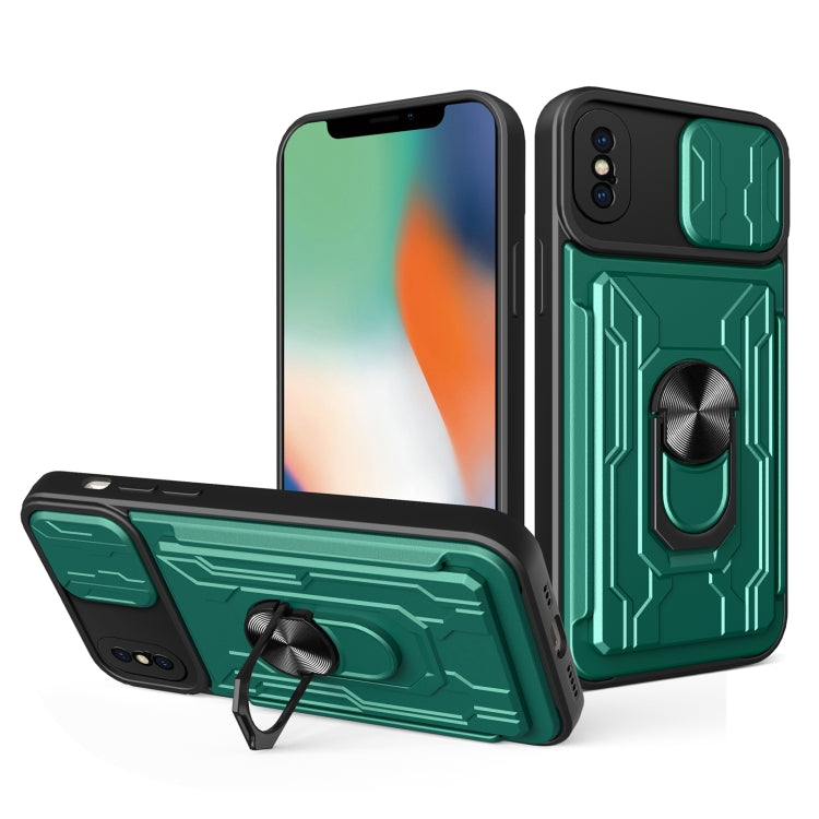 Sliding Camshield Card Phone Case, For iPhone X / XS, For iPhone XR, For iPhone XS Max