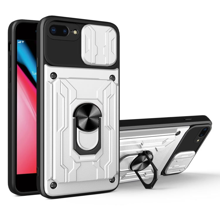 Sliding Camshield Card Phone Case, For iPhone 7 / 8 / SE 2022 / SE 2020, For iPhone 7 Plus / 8 Plus