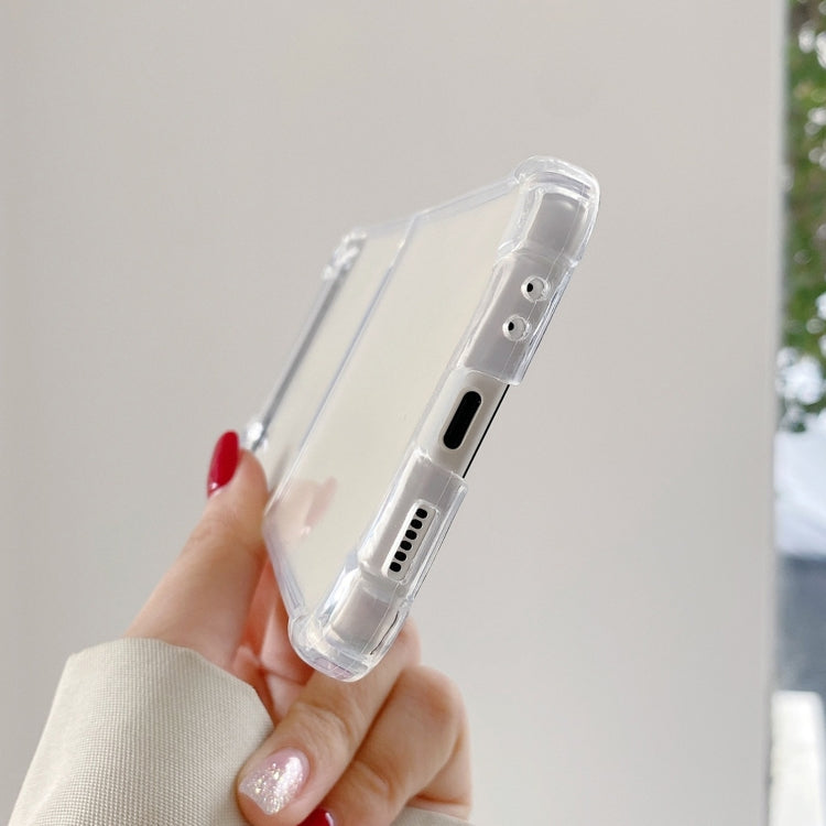 For Samsung Galaxy Z Flip4 Transparent TPU Shockproof Phone Case , For Samsung Galaxy Z Flip4