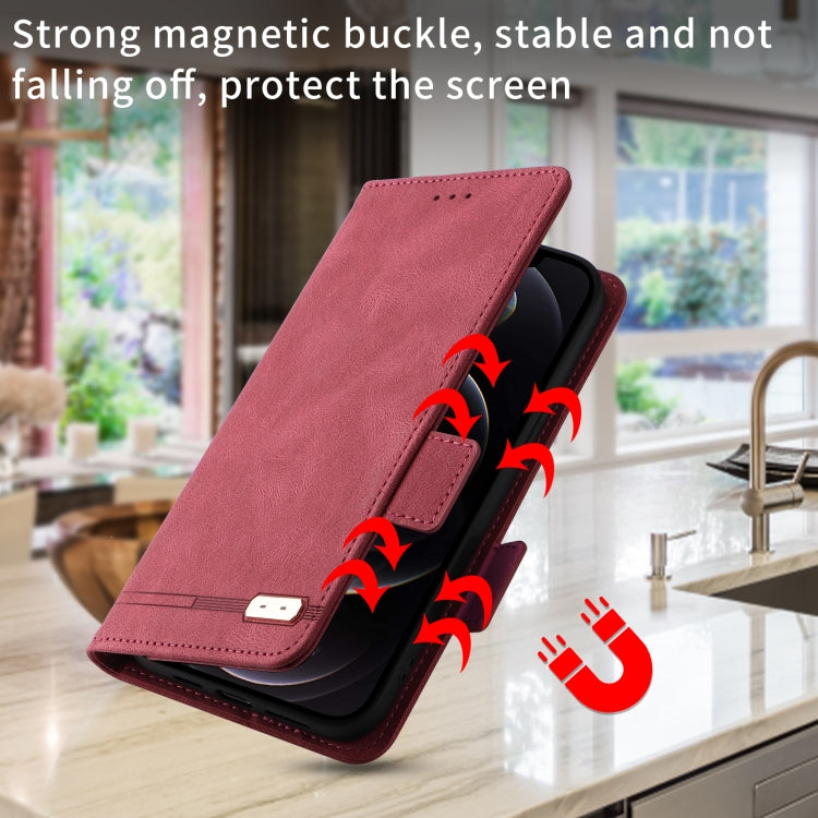 Magnetic Clasp Leather Phone Case, For iPhone XS / X