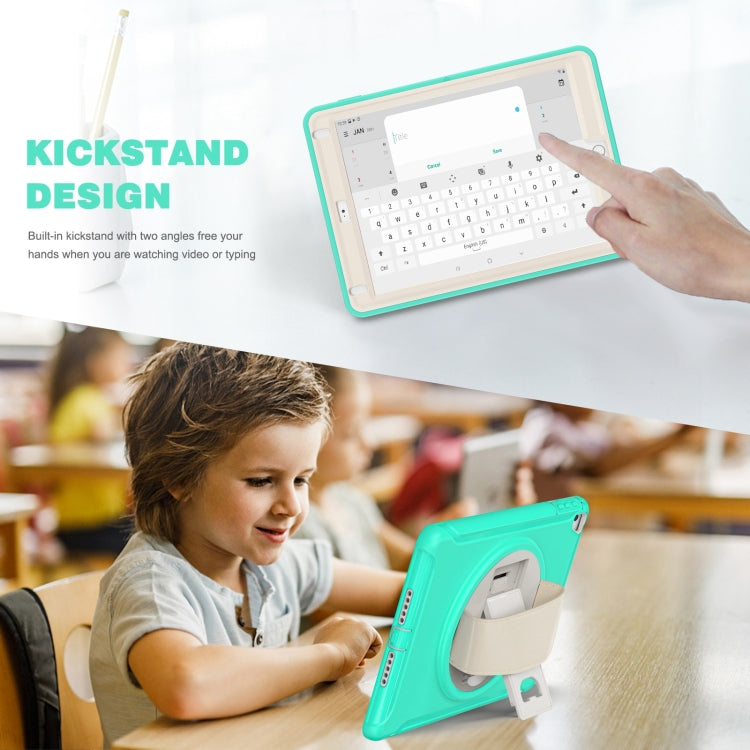 360 Degree Rotation PC + TPU Tablet Case, For iPad 9.7 2018 / 2017, For iPad mini 5 / 4