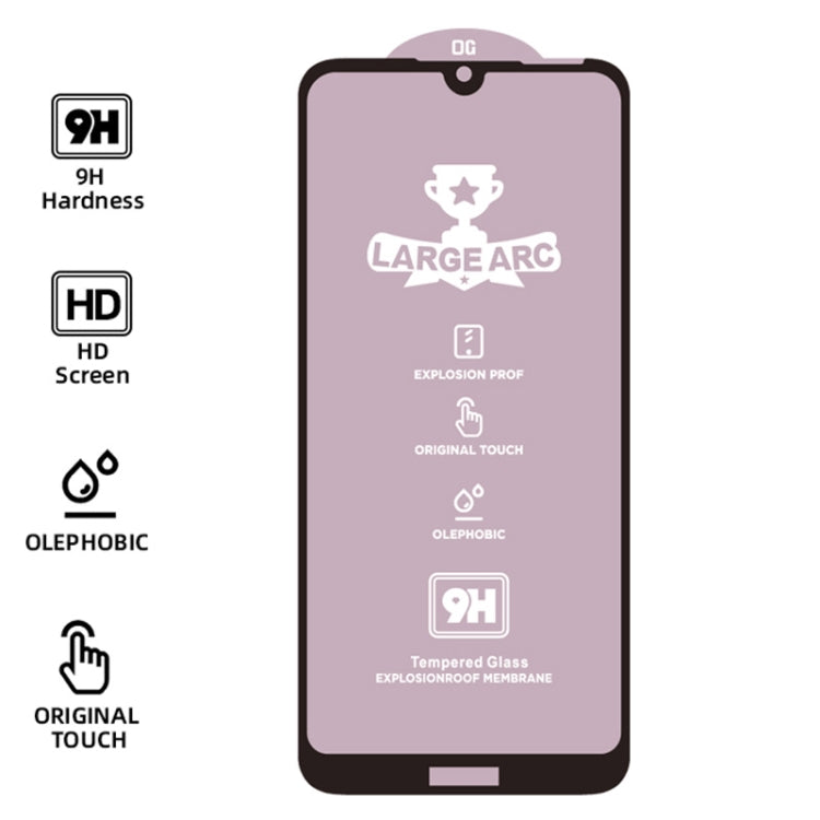 25 PCS 9H HD Large Arc High Alumina Full Screen Tempered Glass Film