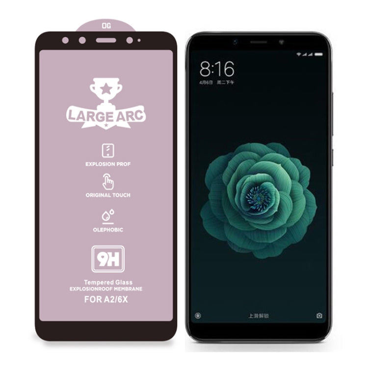 25 PCS 9H HD Large Arc High Alumina Full Screen Tempered Glass Film