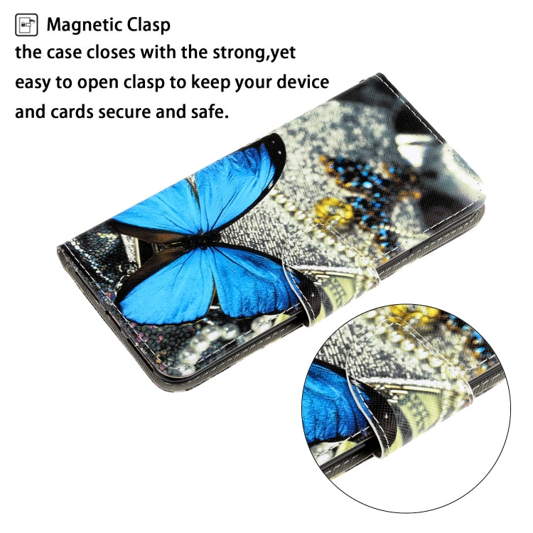 3D Colored Drawing Horizontal Flip PU Leather Case with Holder & Card Slots & Wallet