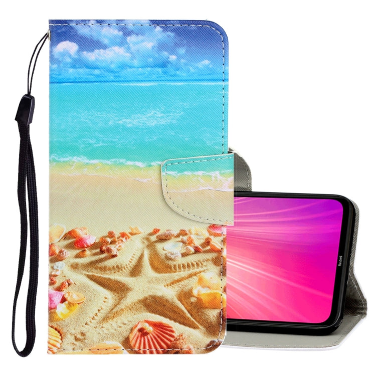 3D Colored Drawing Horizontal Flip PU Leather Case with Holder & Card Slots & Wallet