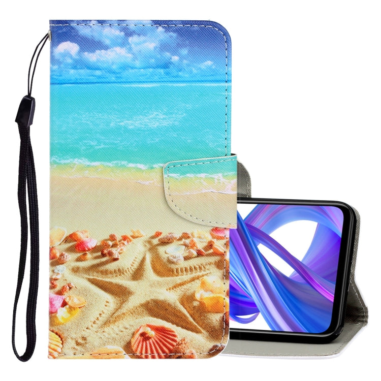 3D Colored Drawing Horizontal Flip PU Leather Case with Holder & Card Slots & Wallet