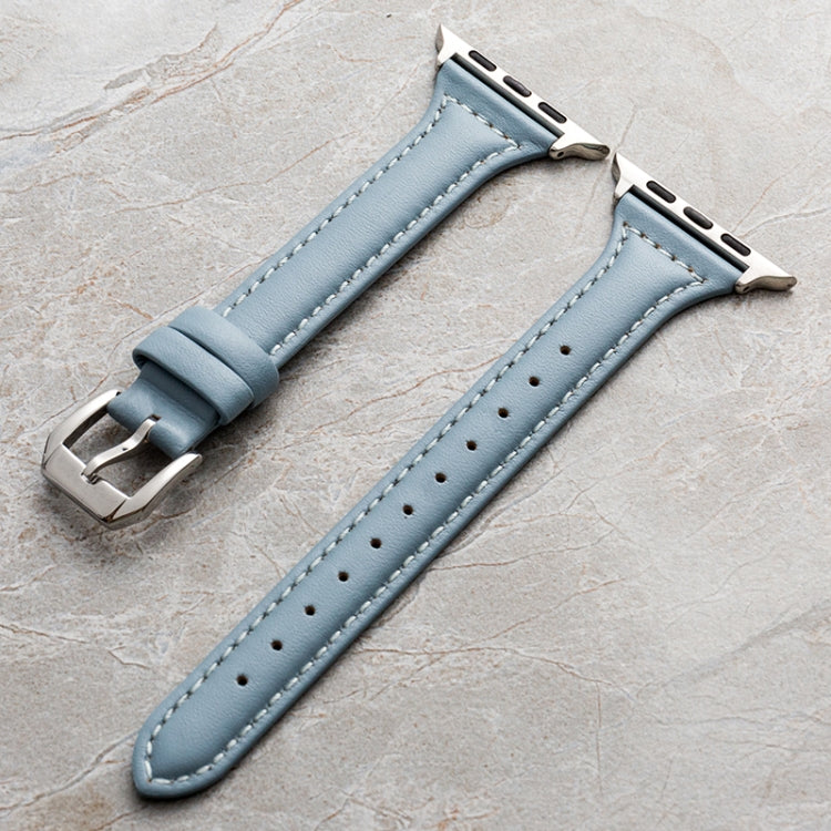 Genuine Leather Watchband For Apple Watch Series, 7 41mm / 6&SE&5&4 40mm / 3&2&1 38mm, 7 45mm / 6&SE&5&4 44mm / 3&2&1 42mm