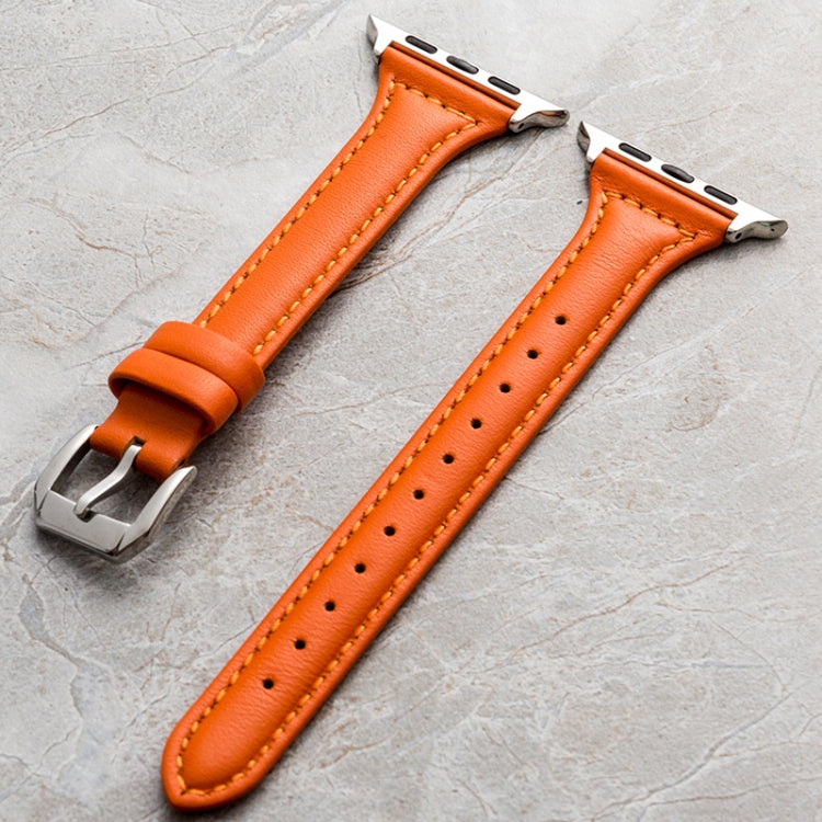 Genuine Leather Watchband For Apple Watch Series, 7 41mm / 6&SE&5&4 40mm / 3&2&1 38mm, 7 45mm / 6&SE&5&4 44mm / 3&2&1 42mm