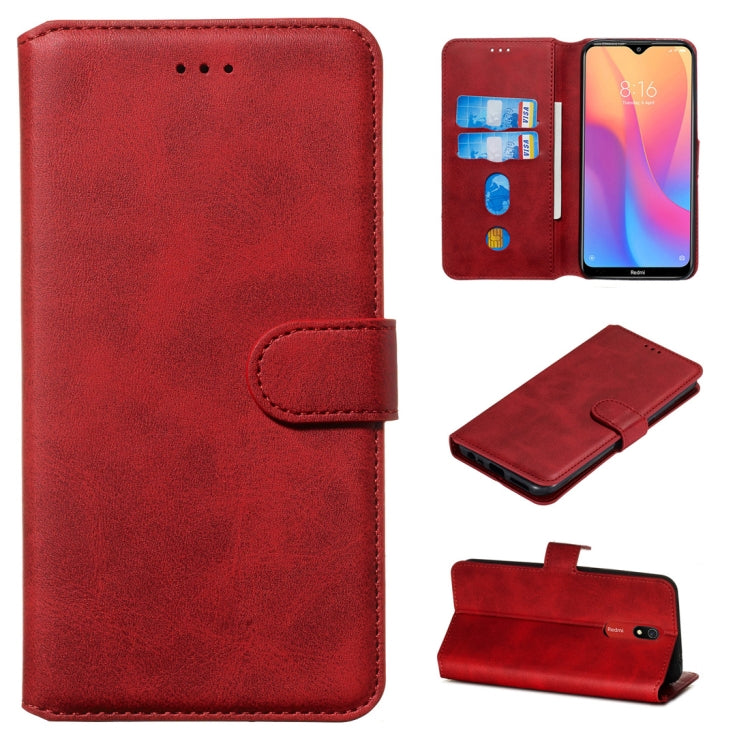 Classic Calf Texture Horizontal Flip PU Leather Case, with Holder & Card Slots & Wallet, For Xiaomi Mi Note 10 / Note 10 Pro / CC9 Pro, For Xiaomi Redmi Note 8T, For Xiaomi Mi 9 Pro, For Xiaomi Redmi 8A / Redmi 8
