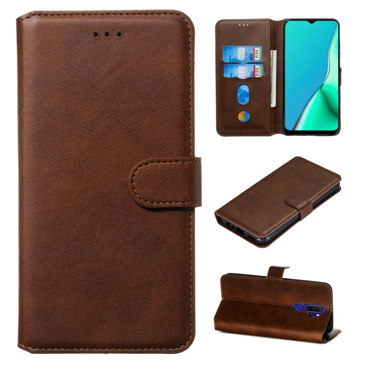 Classic Calf Texture Horizontal Flip PU Leather Case, with Holder & Card Slots & Wallet, For Vivo Y19 / U3, For Vivo U10 / Y15 / Y17 / Y3, For OPPO A9 (2020) / A5 (2020) / A11x, For OPPO F11 Pro / R19