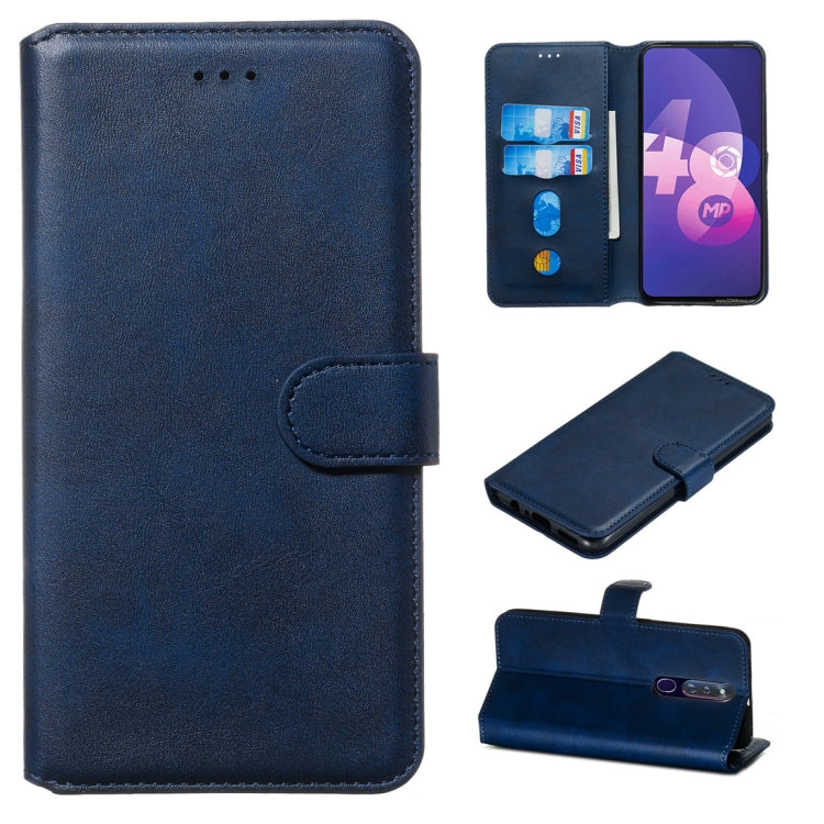 Classic Calf Texture Horizontal Flip PU Leather Case, with Holder & Card Slots & Wallet, For Vivo Y19 / U3, For Vivo U10 / Y15 / Y17 / Y3, For OPPO A9 (2020) / A5 (2020) / A11x, For OPPO F11 Pro / R19