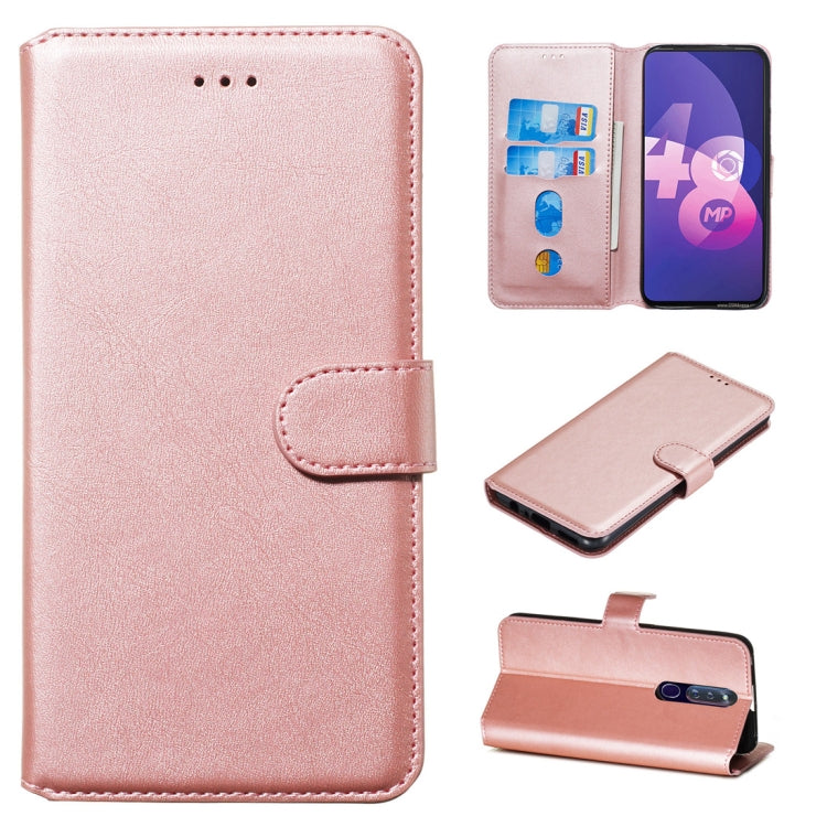Classic Calf Texture Horizontal Flip PU Leather Case, with Holder & Card Slots & Wallet, For Vivo Y19 / U3, For Vivo U10 / Y15 / Y17 / Y3, For OPPO A9 (2020) / A5 (2020) / A11x, For OPPO F11 Pro / R19