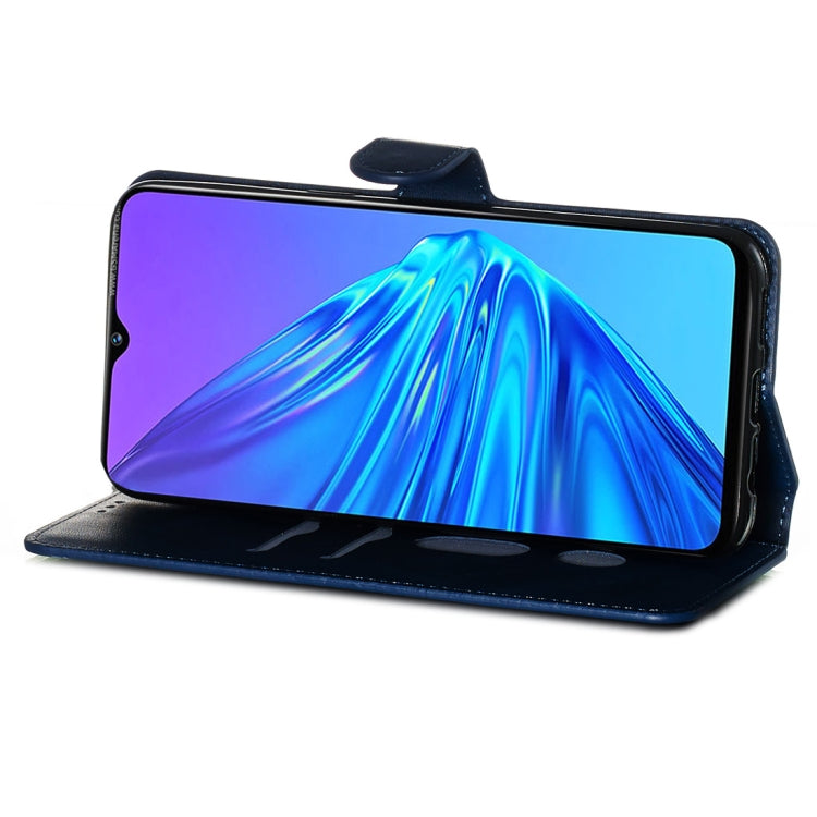 Classic Calf Texture Horizontal Flip PU Leather Case, with Holder & Card Slots & Wallet, For OPPO Realme 5, For OPPO Realme 5 Pro / Realme Q