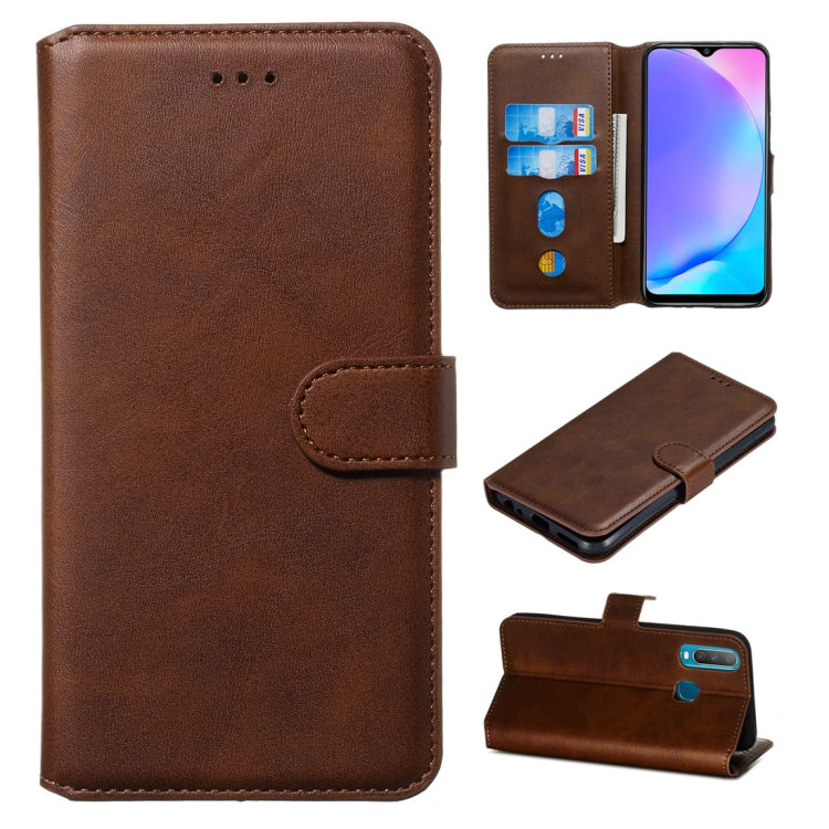 Classic Calf Texture Horizontal Flip PU Leather Case, with Holder & Card Slots & Wallet, For Vivo Y19 / U3, For Vivo U10 / Y15 / Y17 / Y3, For OPPO A9 (2020) / A5 (2020) / A11x, For OPPO F11 Pro / R19
