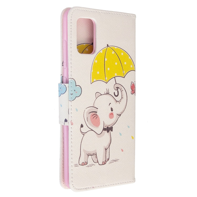 Colored Drawing Pattern Horizontal Flip Leather Case with Holder & Card Slots & Wallet