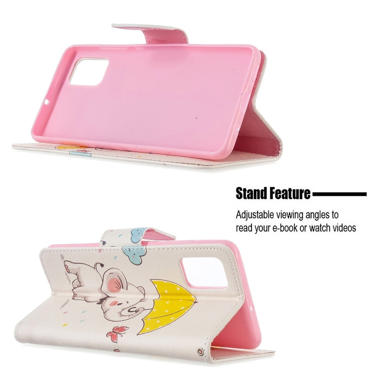 Colored Drawing Pattern Horizontal Flip Leather Case with Holder & Card Slots & Wallet