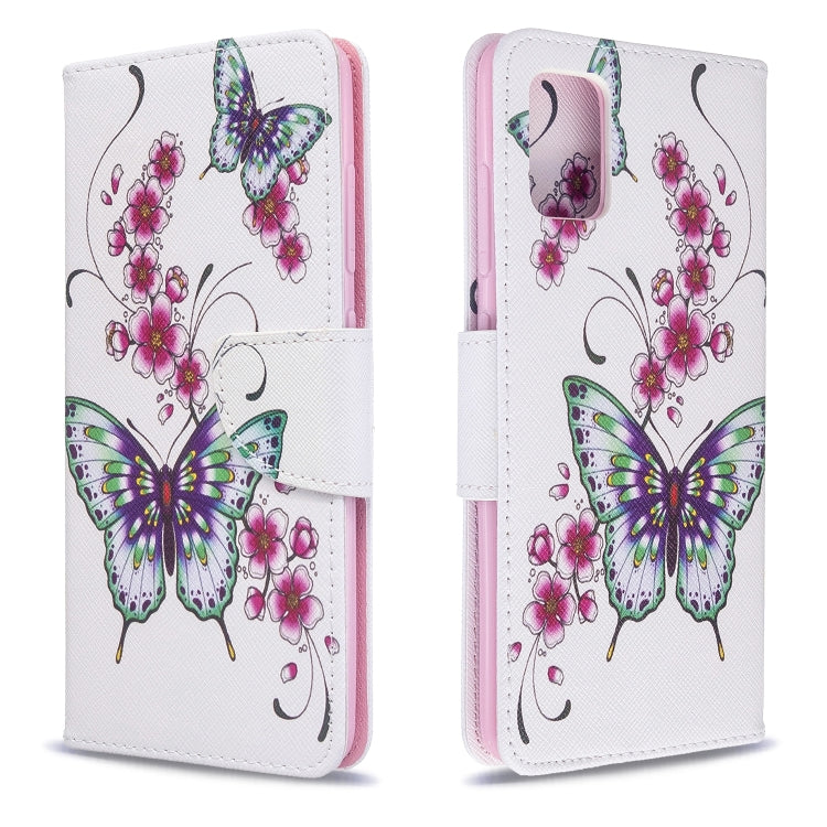 Colored Drawing Pattern Horizontal Flip Leather Case with Holder & Card Slots & Wallet