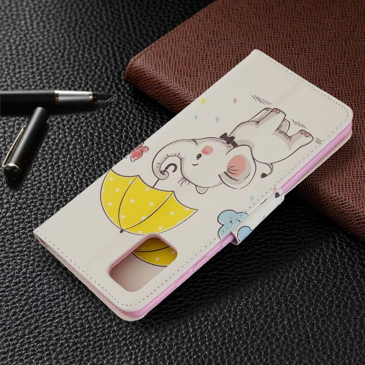 Colored Drawing Pattern Horizontal Flip Leather Case with Holder & Card Slots & Wallet