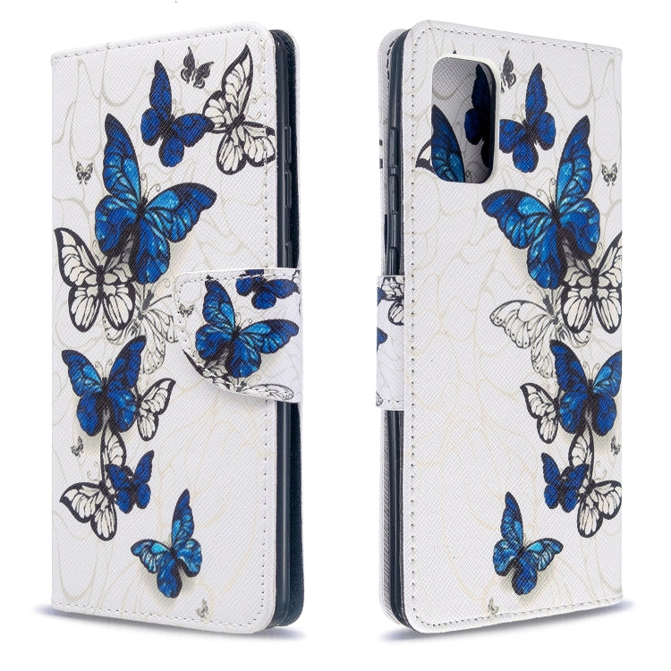 Colored Drawing Pattern Horizontal Flip Leather Case with Holder & Card Slots & Wallet