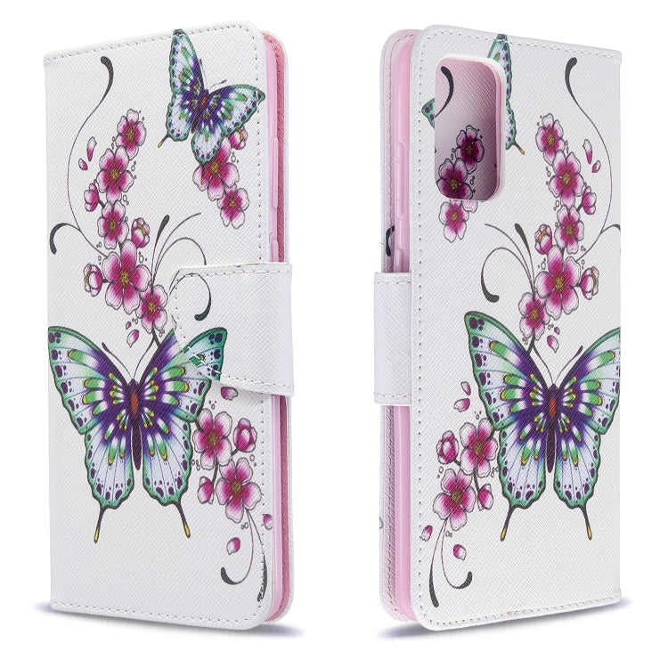 Colored Drawing Pattern Horizontal Flip Leather Case with Holder & Card Slots & Wallet