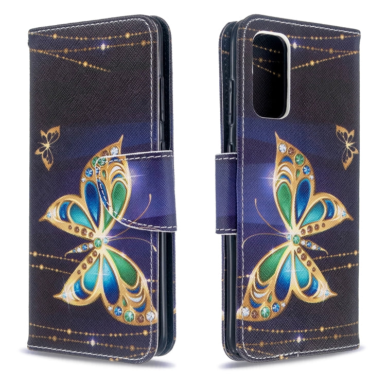 Colored Drawing Pattern Horizontal Flip Leather Case with Holder & Card Slots & Wallet