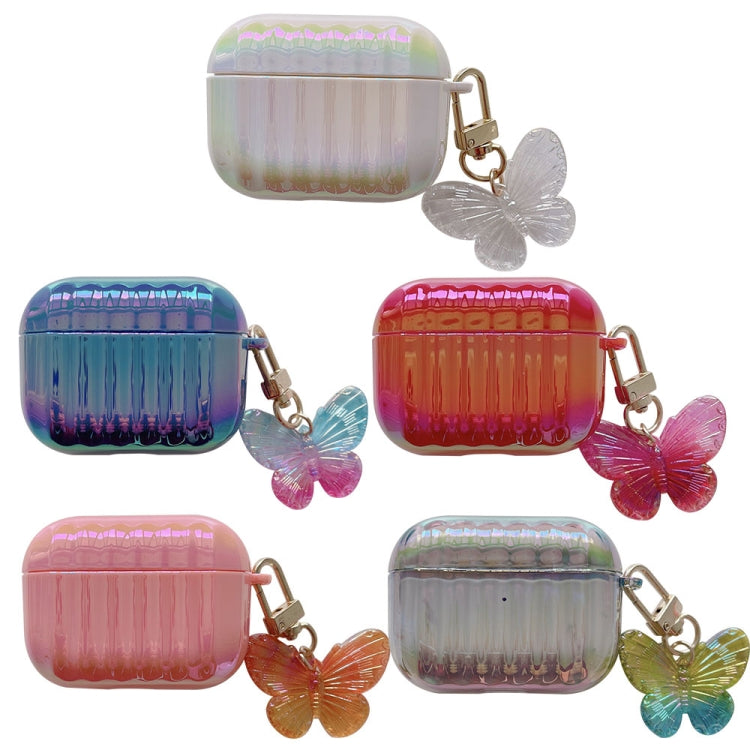 Color Plated PC Earphone Case with Butterfly Clasp, For AirPods Pro