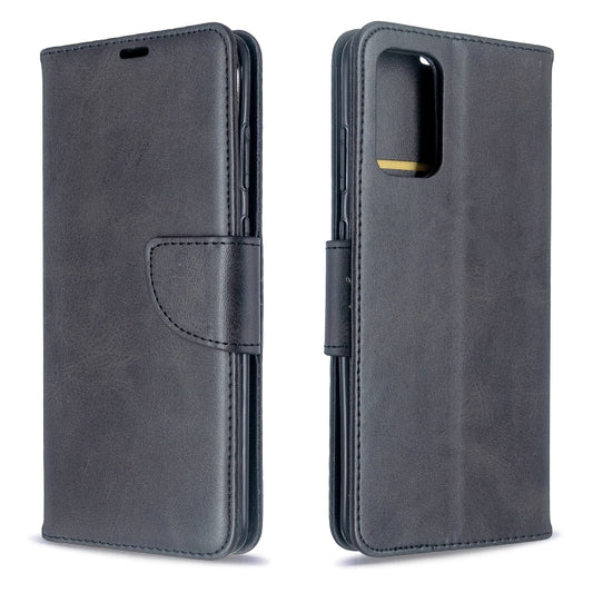 Retro lambskin texture PU leather flip case for Samsung Galaxy S20 Ultra with card slots and lanyard