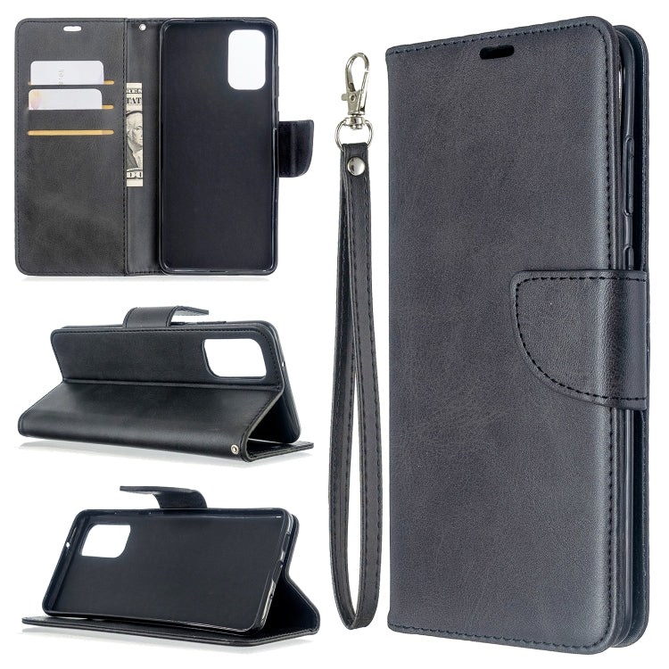 Retro Lambskin Texture Pure Color Horizontal Flip PU Leather Case with Holder & Card Slots & Wallet & Lanyard, For Samsung Galaxy S20 Ultra