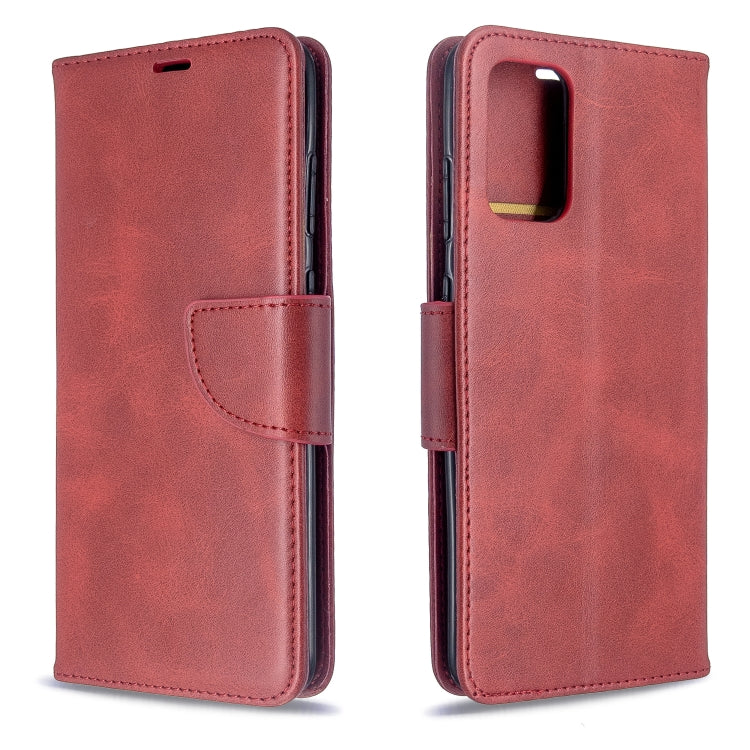 Retro Lambskin Texture Pure Color Horizontal Flip PU Leather Case with Holder & Card Slots & Wallet & Lanyard, For Samsung Galaxy S20 Ultra