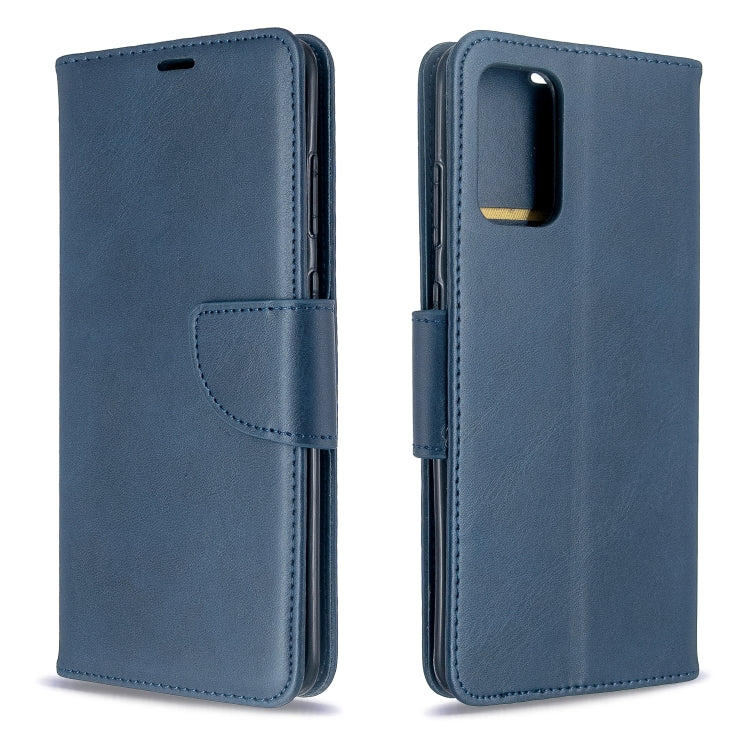 Retro Lambskin Texture Pure Color Horizontal Flip PU Leather Case with Holder & Card Slots & Wallet & Lanyard, For Samsung Galaxy S20 Ultra