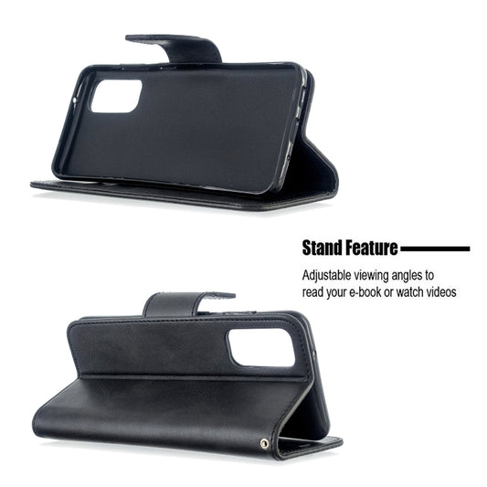 Premium texture Samsung Galaxy A51 wallet case with built-in stand feature