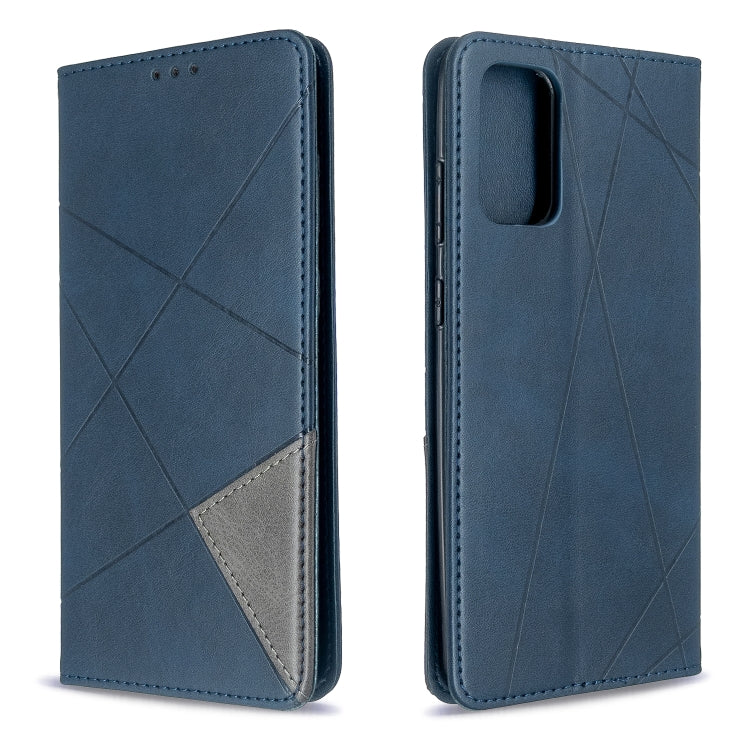 Rhombus Texture Horizontal Flip Magnetic Leather Case with Holder & Card Slots, For Galaxy S20, For Galaxy A71, For Galaxy S20+, For Galaxy S20 Ultra