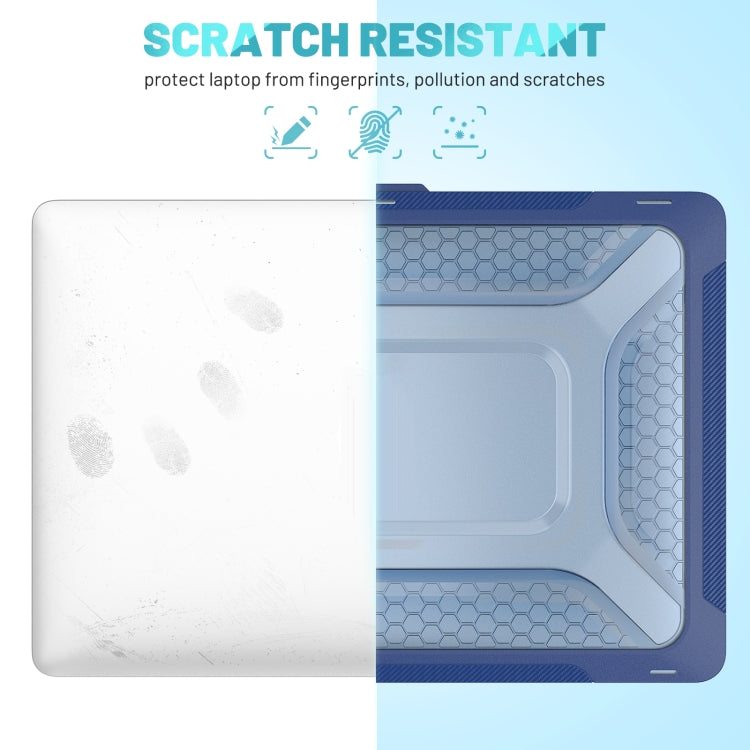 Housse de protection en nid d'abeille PC + TPU pour ordinateur portable, pour MacBook Pro 13,3 pouces A2338 / A2289 / A2251 (2020), pour MacBook Pro 16 pouces A2141