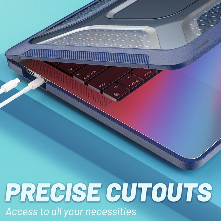 PC + TPU Honeycomb Laptop Protective Case, For MacBook Pro 13.3 inch A2338 / A2289 / A2251 (2020)