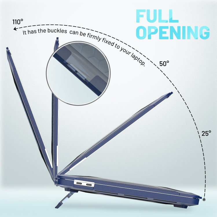 PC + TPU Honeycomb Laptop Protective Case, For MacBook Pro 13.3 inch A2338 / A2289 / A2251 (2020)