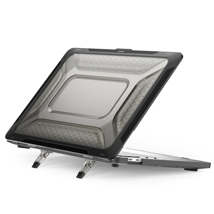 Housse de protection en nid d'abeille PC + TPU pour ordinateur portable, pour MacBook Pro 13,3 pouces A2338 / A2289 / A2251 (2020), pour MacBook Pro 16 pouces A2141