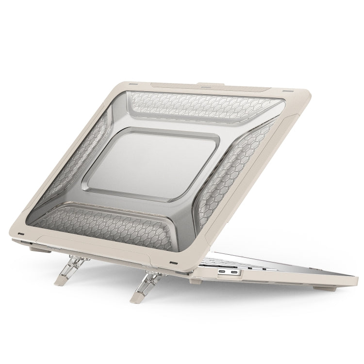 Housse de protection en nid d'abeille PC + TPU pour ordinateur portable, pour MacBook Pro 13,3 pouces A2338 / A2289 / A2251 (2020), pour MacBook Pro 16 pouces A2141